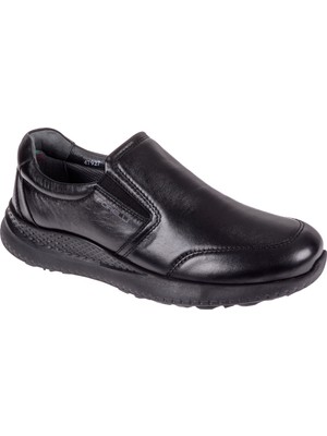 Forelli Deri Erkek Comfort Ayaykkabı F-47927  Siyah