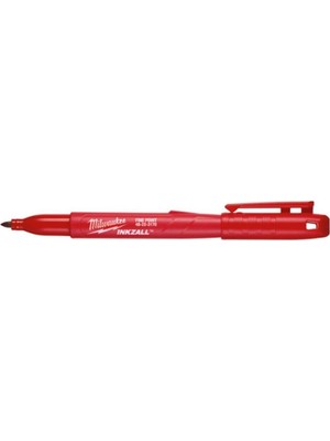 Milwaukee T48223170 Ağır Hizmet Tipi Inkzall™ İşaretleme Kalemi İnce Uçlu 1mm Kırmızı