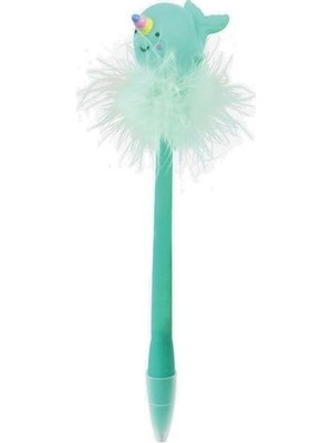 Legami Işıklı Narwhal Başlıklı Tükenmez Kalem Mavi