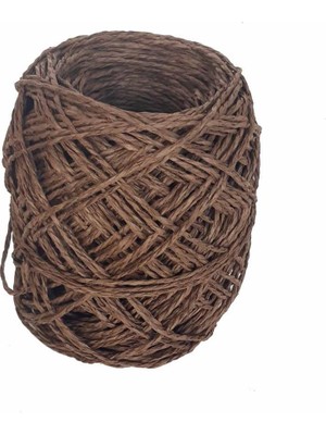 Angel Çanta Akssesuar Sarılmış Kağıt Ip Koyu Kahve 50 gr