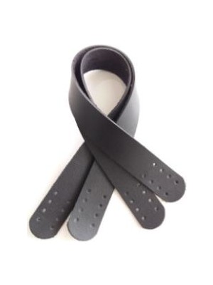 Angel Çanta Akssesuar Suni Deri El Çanta Sapı 35 cm Siyah