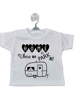 Biresimden Çekme Karavan Temalı  Vantuzlu Araba Mini Tişört
