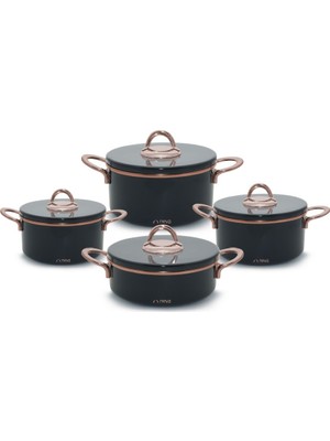 Neva Bitter 8 Parça Graye Tencere Seti