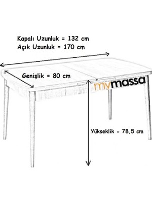 My Massa Mymassa - Elit Trend Bendir  Mutfak Masası + 6  Gold Sandalye Takımı -  Metal Siyah Ayak Siyah