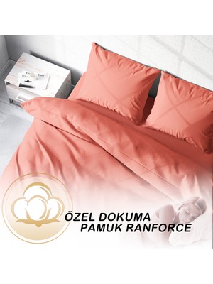 Monohome Somon Lux Pamuk Ranforce Çift Kişilik Nevresim Takımı