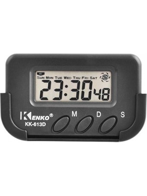 Kenko KK-613D Dijital Küçük Masa - Araba Saati Oto Car Clock Saat