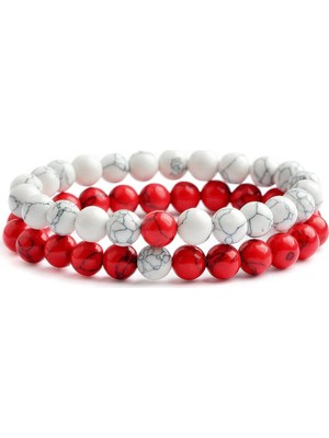 Kusakli Ikili Doğaltaş Bileklik Set