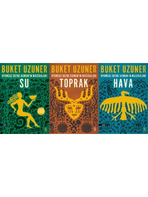 Uyumsuz Defne Kaman'ın Maceraları: Su - Uyumsuz Defne Kaman'ın Maceraları: Toprak - Uyumsuz Defne Kaman'ın Maceraları: Hava - 3 Kitap - Buket Uzuner