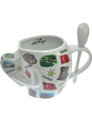 Hd Marketim Hdmarketim Antalya Kemer Temalı El Figürlü Seramik Kupa 5916