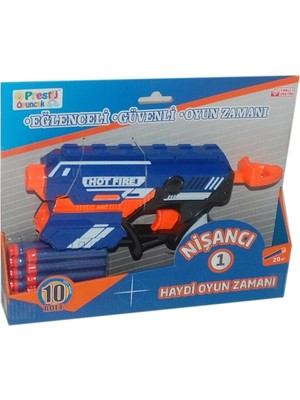 Prestij Nişancı 1 Nerf Oyuncak Tabanca Sünger Atan Oyuncak