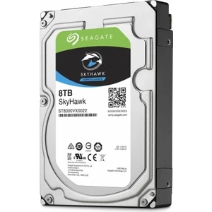 Skyhawk 3.5" 8TB Sata 3.0 256MB 210Mb/s RV Sensör 7200Rpm 64HD Kamera 180TB/Yil Isyükü 7/24 Güvenlik Disk ST8000VX0022
