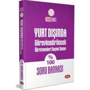 Data Yayınları MEB Yurtdışı Görevlendirilecek Öğretmenlerin Yeterlilik Sınavı Soru Bankası 2017