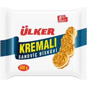 Kremalı Sandviç Bisküvi 8 X 61 gr X 8