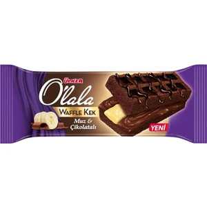 Olala Waffle Kek Çikolatalı-Muzlu 70 gr X 12