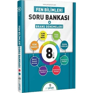 Yeniyorum Yayınları Fen Bilgisi Soru Bankası Branş Denemeleri