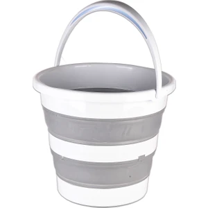 Bebek ve Çocuk Katlanır Su Kovası Gri(12,8 Litre), Banyo Kovası (SK-315)