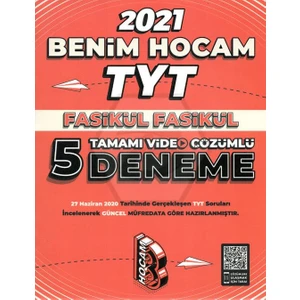 Benim Hocam Yayınları TYT Fasikül Fasikül Tamamı Video Çözümlü 5'li Deneme Sınavı 2021