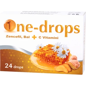 One Drops One-Drops Zencefil, Bal + C Vitamini 24 Drops