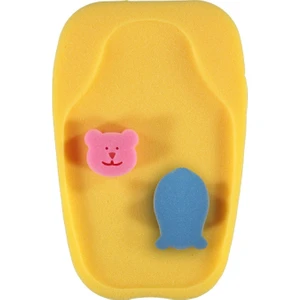 Kız Erkek Bebek Yumuşak Banyo Küvet Içi Sünger Sarı