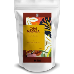 Mim Tea Chai Masala Tea-Baharatlı Seylan Çayı 100 gr