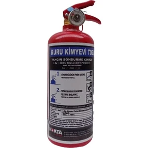 Yangın 1 kg Tozlu Yangın Tüpü