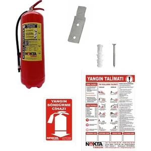 Yangın 12 kg Köpüklü Yangın Tüpü Ruhsata Uygun 4 Yıl Garantili