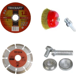115 Lik Ultra Turbo Power Mermer Granit Beton Kesme Fayans Kesme Taş Elmas Kesme Disk Kesici Seti