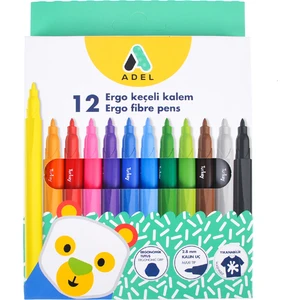 Keçeli Boya Kalemi Ergo 12'li