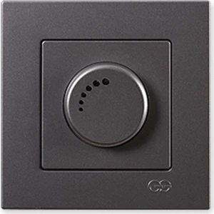 Günsan Elektrik Eqona Metalik Füme Dimmer 1000VA - Çerçevesiz