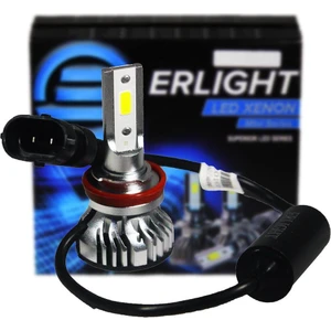 Erlight H3  Mini LED Xenon Yeni Nesil Şimşek Etkili Beyaz LED Far
