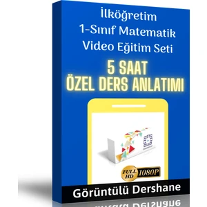 Enine Boyuna Eğitim İlköğretim 1. Sınıf Matematik Görüntülü Eğitim Seti