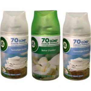 Air Wick Oda Kokusu Temizliğin Esintisi x Bahar Çiçekleri Temizliğin Esintisi 70GÜNE Kadar Ferahlık 3 x 250 ml