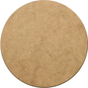 Supla Bardak Altlığı Ham Mdf 2.7 mm 20 cm 10'lu