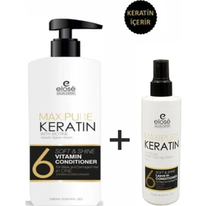 Keratin Saç Kremi 1000 ml +  Saç Bakım Sütü 250 ml