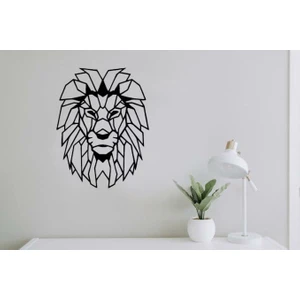 Şirin Lazer Leon Aslan Ahşap Mdf Duvar Dekoru