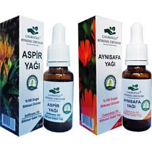 Çalıkoğlu Bitkisel Ürünler Aspir Yağı + Aynısefa Yağı 2'li Avantaj Paketi 40 ml