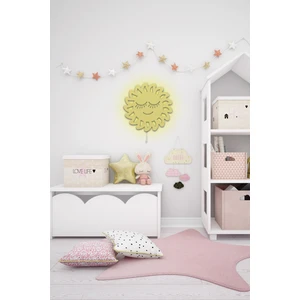 Çocuk Odası LED Işıklı Güneş Gece Lambası Sarı