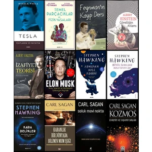 Bilim ve Uzay Önemli Kitaplar 12 Kitap Set
