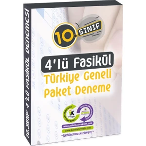 İnformal Yayınları 10. Sınıf Yeni Sistem 4'lü Geneli Kurumsal Paket Deneme