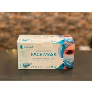 Disposable Face Mask 50 Adet Meltblown Cerrahi Maske