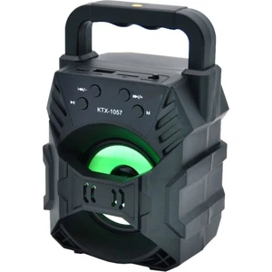 KTS-1057 Işıklı Bluetooth Hoparlör Siyah