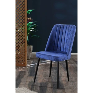 - Vento Sandalye - 9 Renk Kumaş - Metal Siyah Ayak