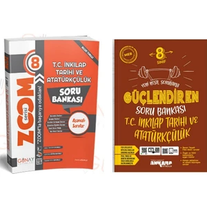 Günay Yayınları Gün&Ay Yayınları 8. Sınıf LGS Zoom T.C. İnkılap Tarihi Soru Bankası ve Güçlendiren Deneme