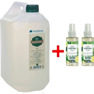 80 Derece Limon Kolonyası 5 lt + Sprey Şişe Kolonya 50 ml x 2