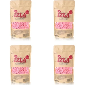 Izla Soyulabilir Pembe Granül Boncuk Ağda 4'lü