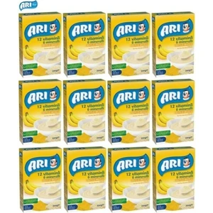 Arı Mama Arı Sütlü Muzlu Pirinç Unu 200 gr 12 Adet 6-9 Ay Bebekler İçin Vitamin ve Mineral Desteği