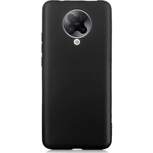 Case 4U Xiaomi Poco F2 Pro Kılıf Klasik Mat Renkli Yumuşak Premier Silikon Siyah