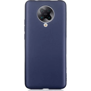 Case 4U Xiaomi Poco F2 Pro Kılıf Klasik Mat Renkli Yumuşak Premier Silikon Lacivert