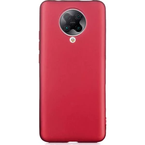 Case 4U Xiaomi Poco F2 Pro Kılıf Klasik Mat Renkli Yumuşak Premier Silikon Koyu Mor