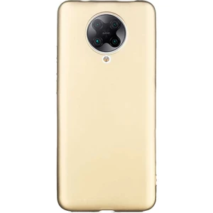 Case 4U Xiaomi Poco F2 Pro Kılıf Klasik Mat Renkli Yumuşak Premier Silikon Altın